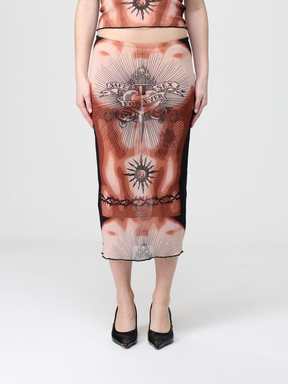 JEAN PAUL GAULTIER Skirt Woman color Nude