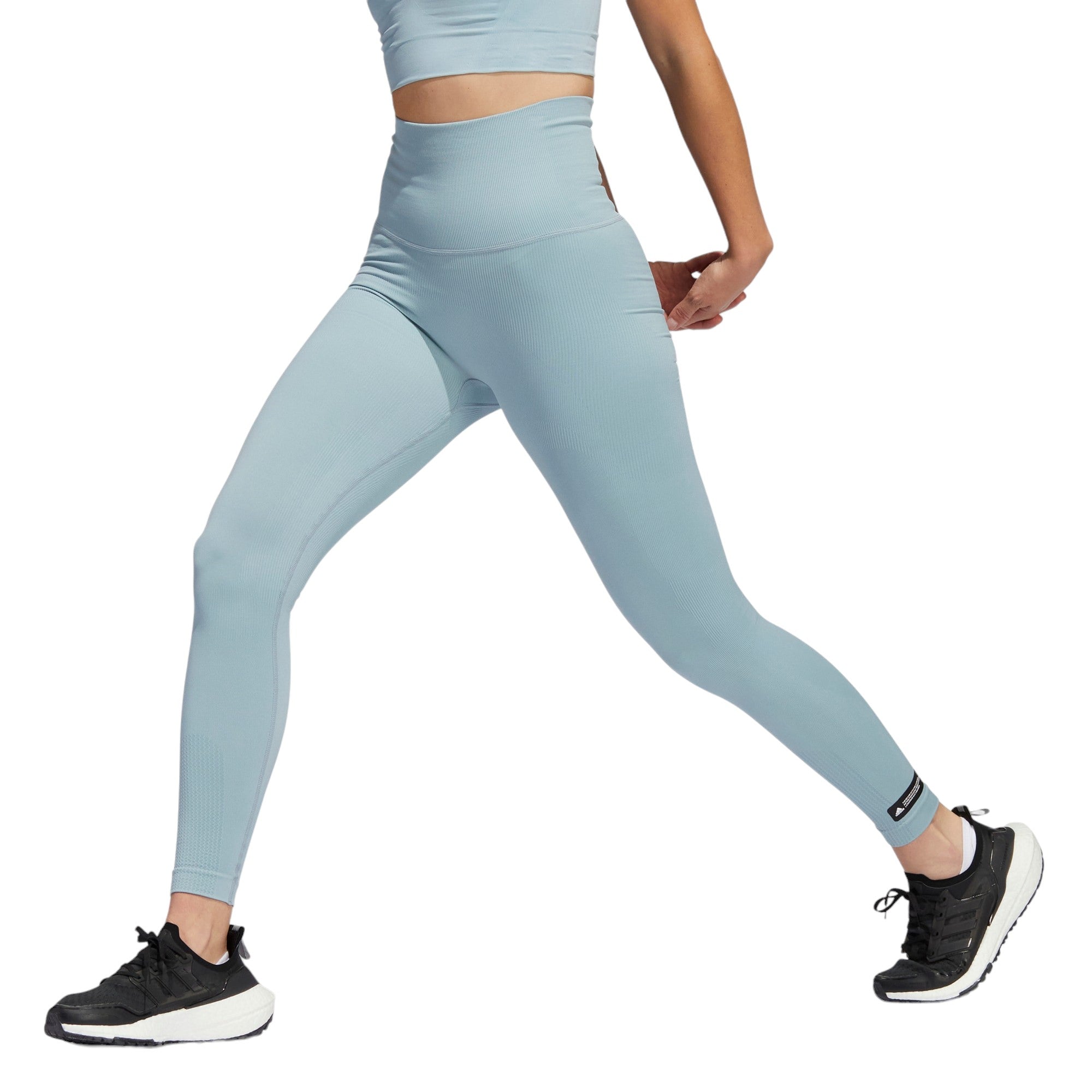 adidas Womens FORMOTION Sculpt Leggings - Magic Grey - M Blue