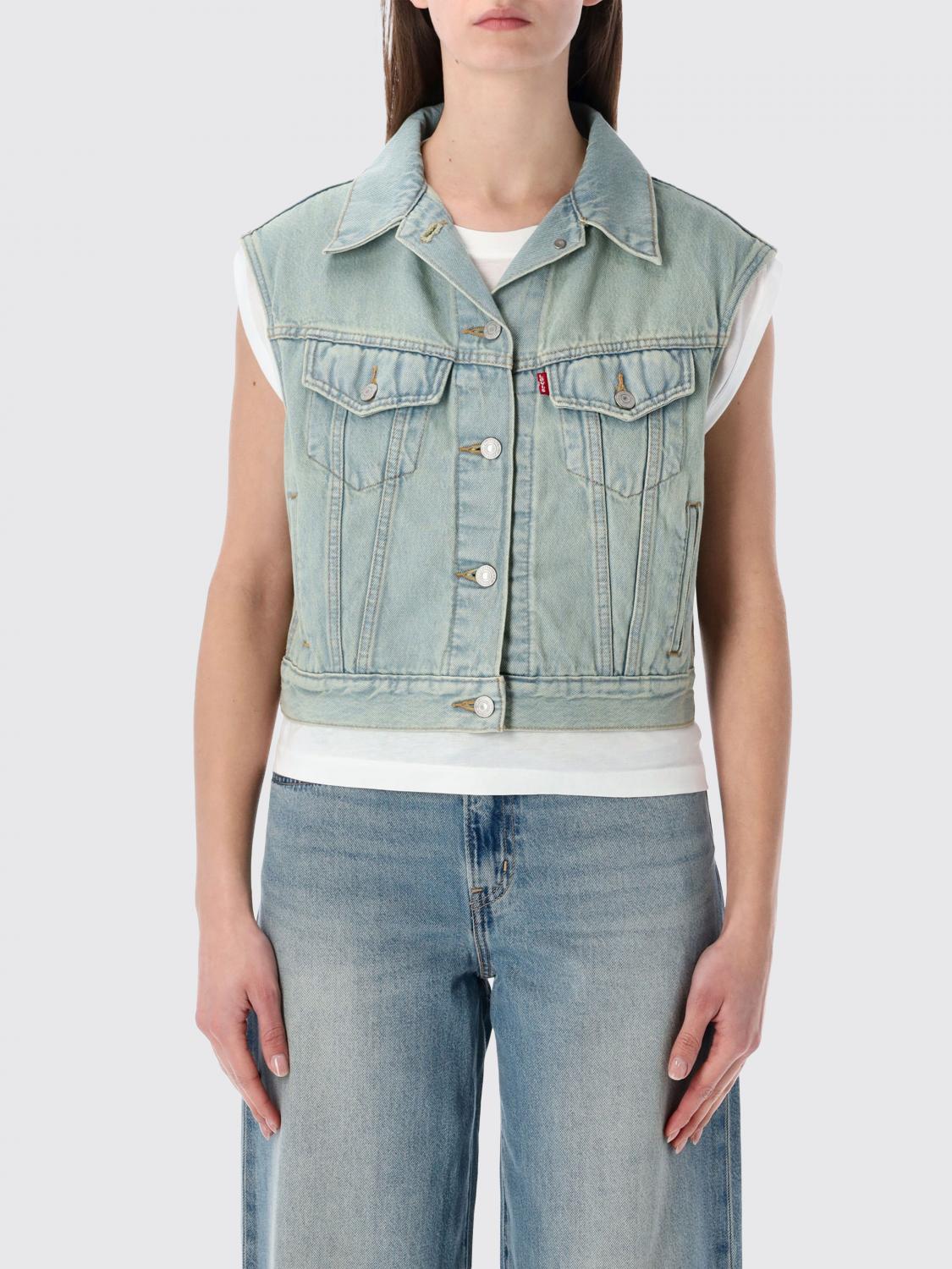 LEVI'S Jacket Woman color Denim