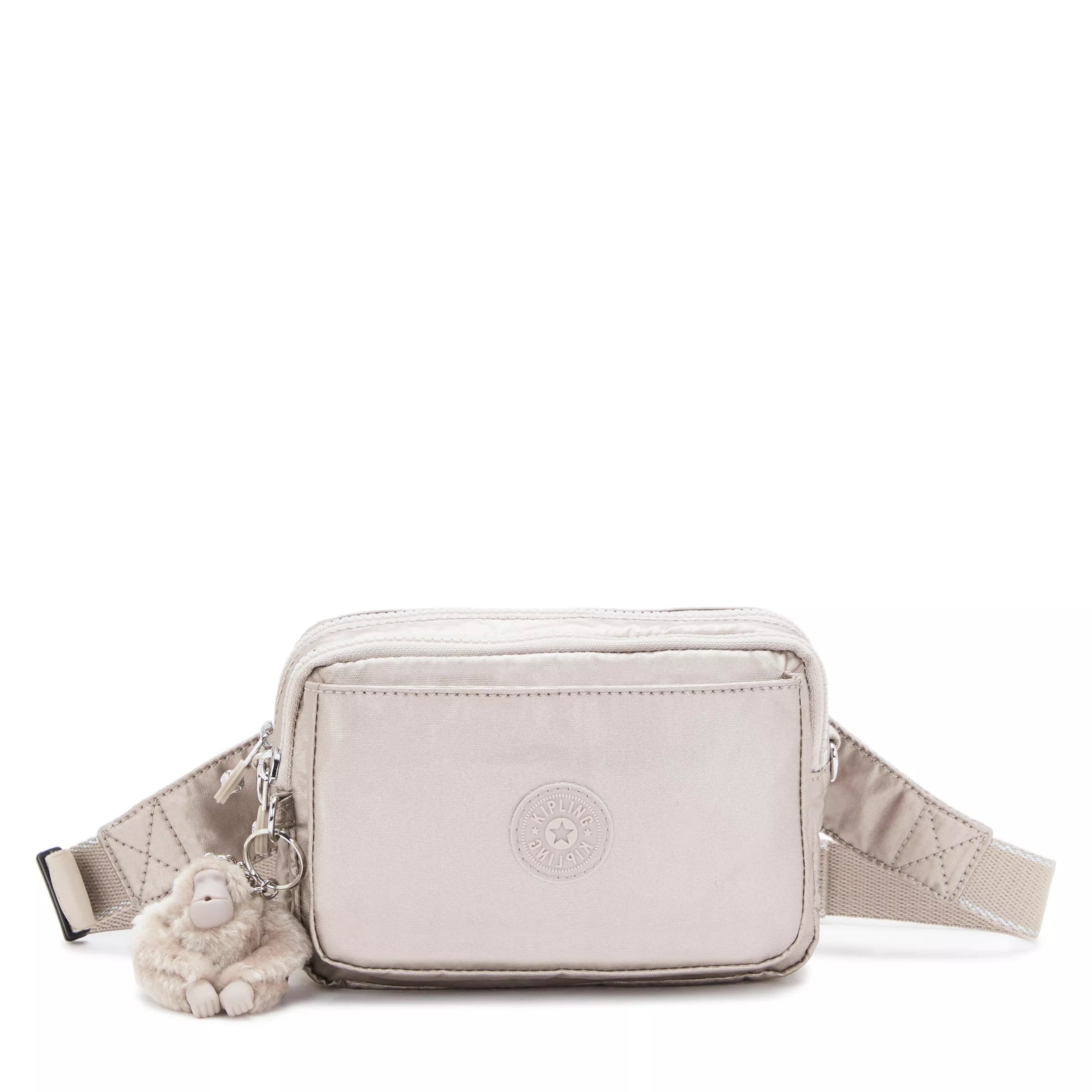 Kipling Mini -in- Crossbody And Bum Bag Silver % Polyamide