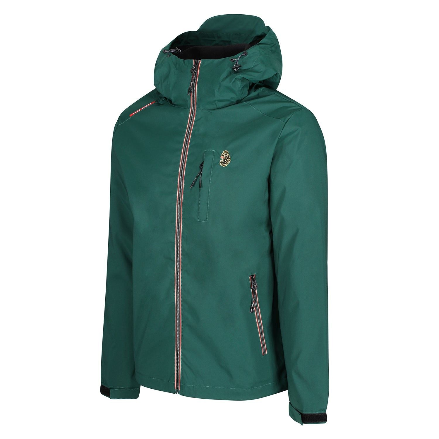 Luke Nice Chopper Hooded Jacket - Rich Emerald - Green