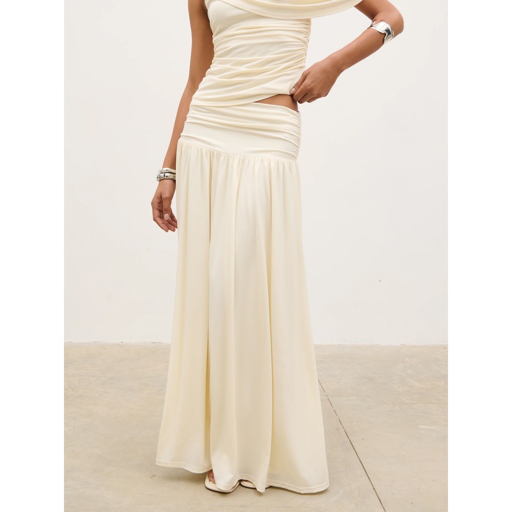Lydia Ruched Jersey Skirt