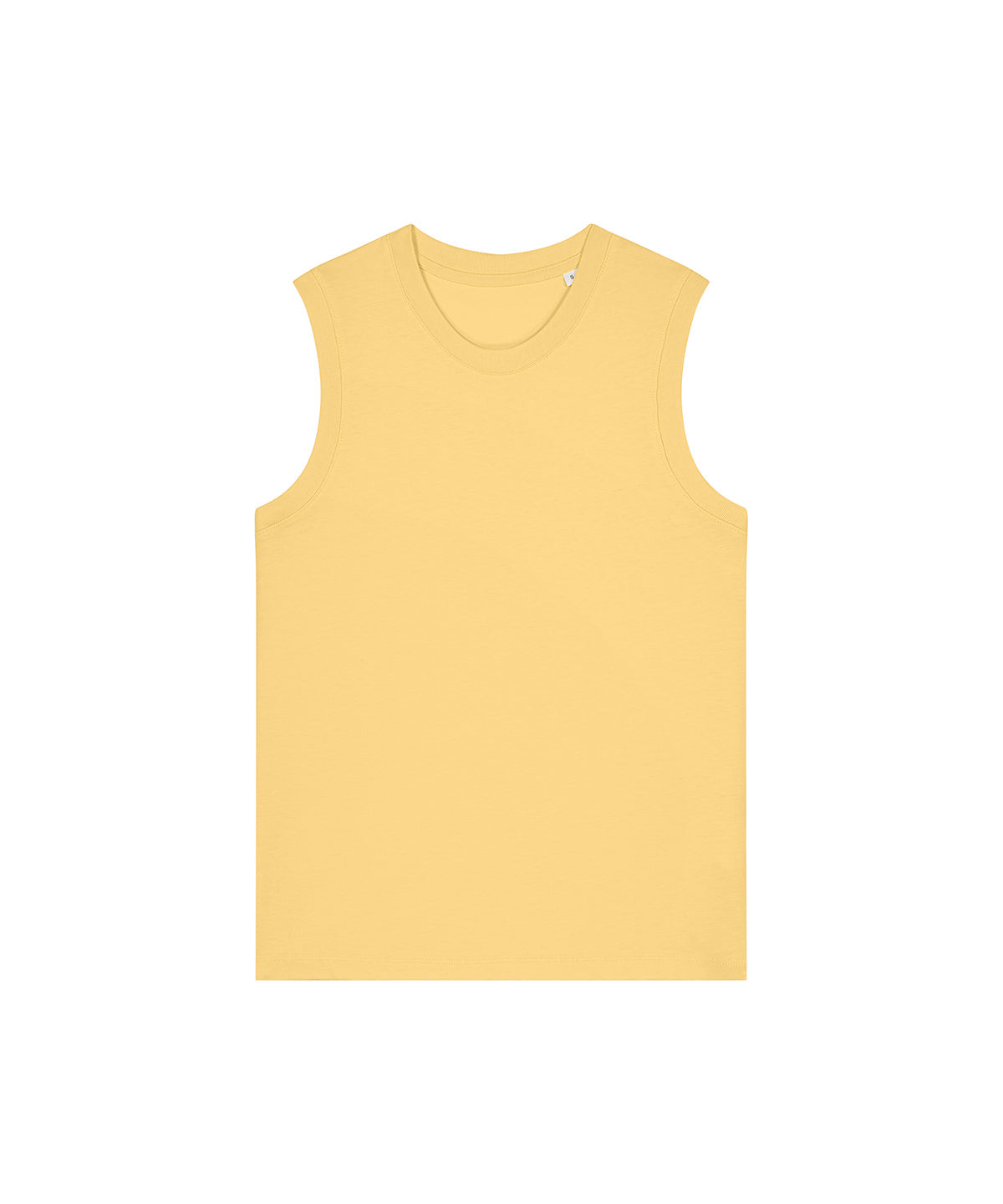 Organic High Neck Tank Top: Womens - L Viva Yellow