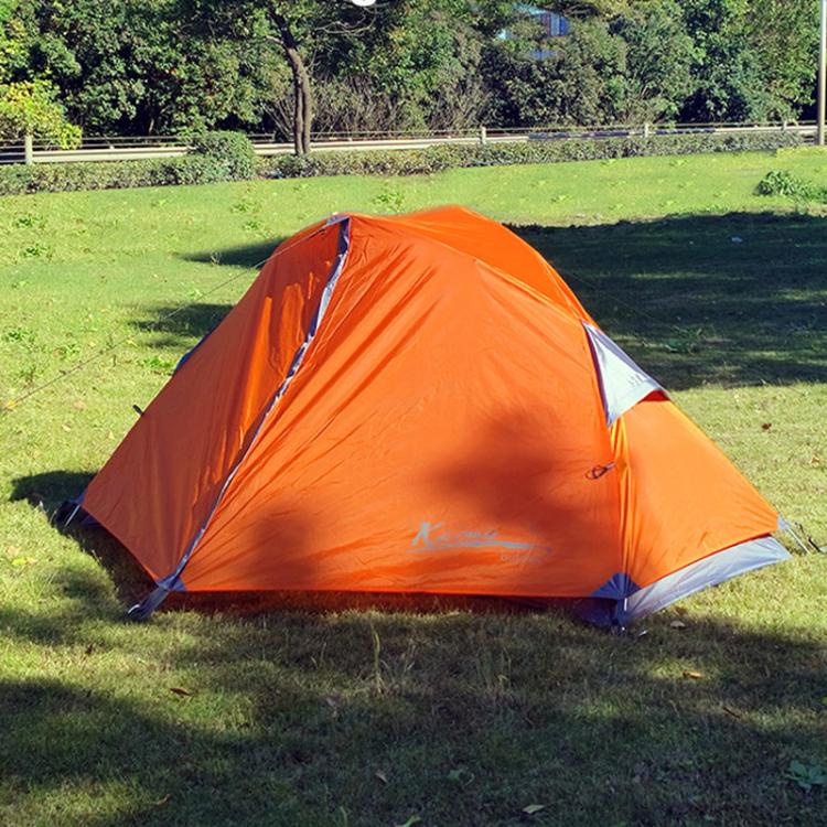 Kaima Outdoor Lightweight Waterproof Camping Tent Waterproof Breathable & Mosquito-Proof Tent, No Snow Skirt Orange, With Snow - No Snow Skirt Orange