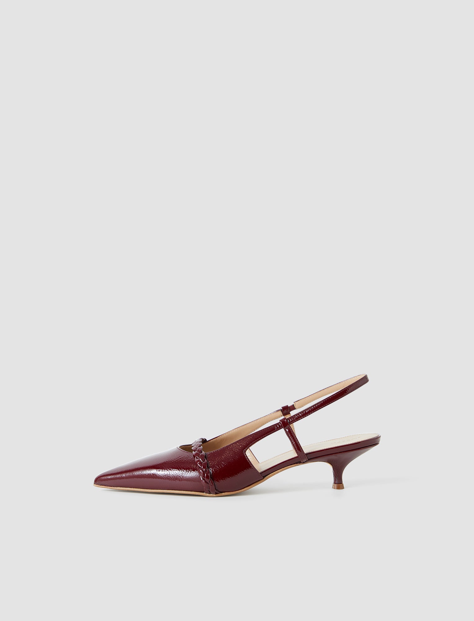 Anisa Patent Leather Slingback Shoes