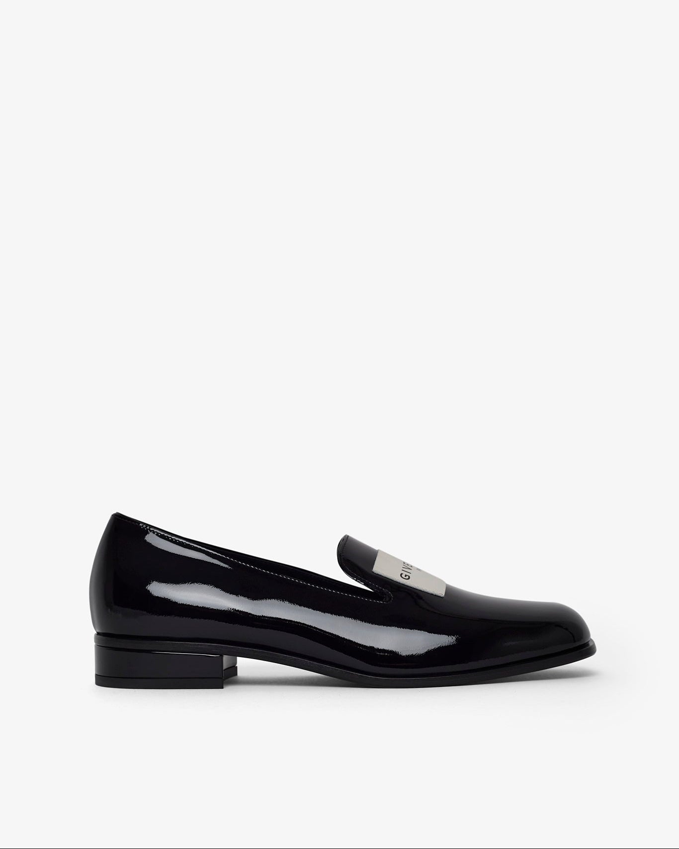 Tux black patent loafers