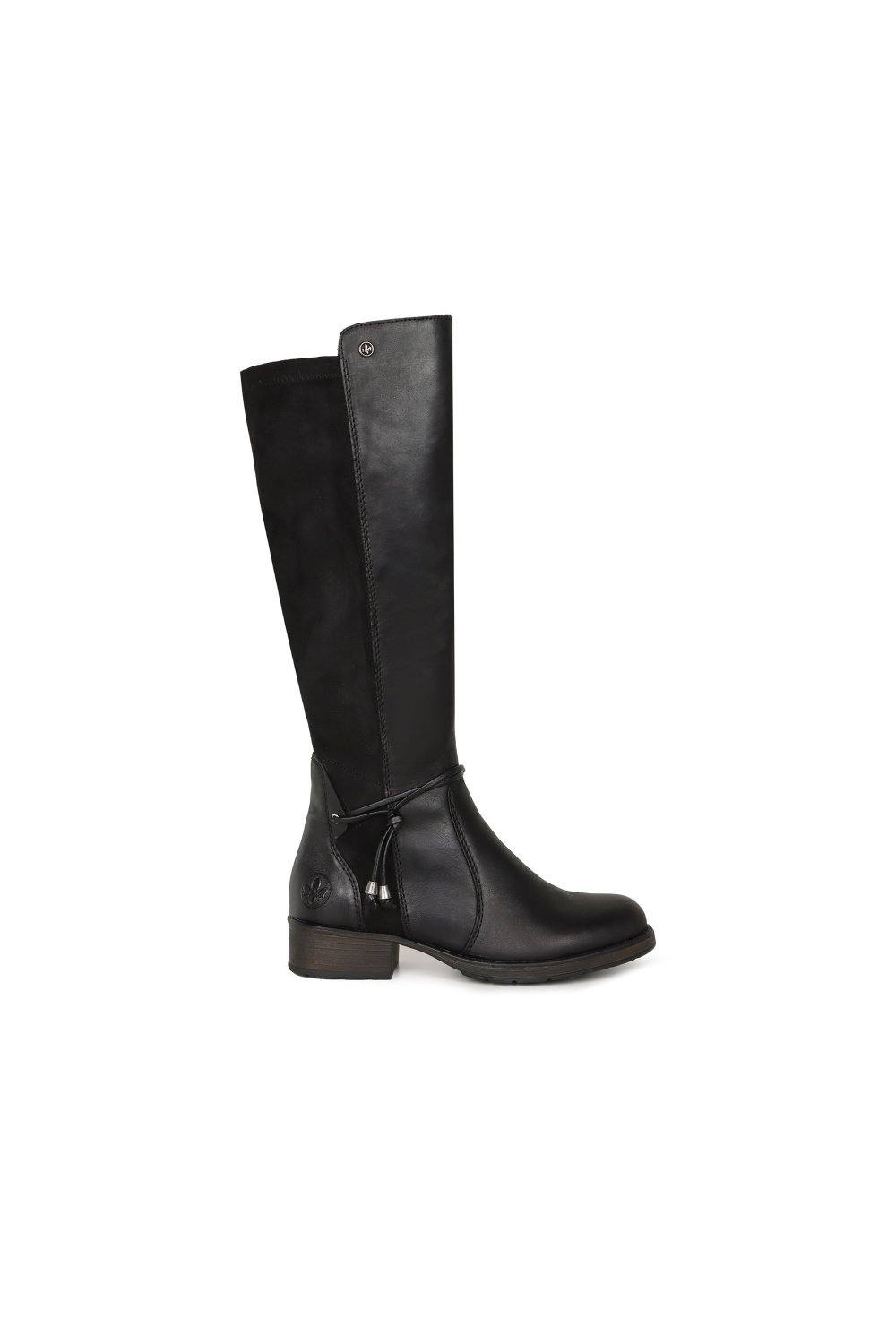 Rieker 'virginia' Knee High Boots In Black