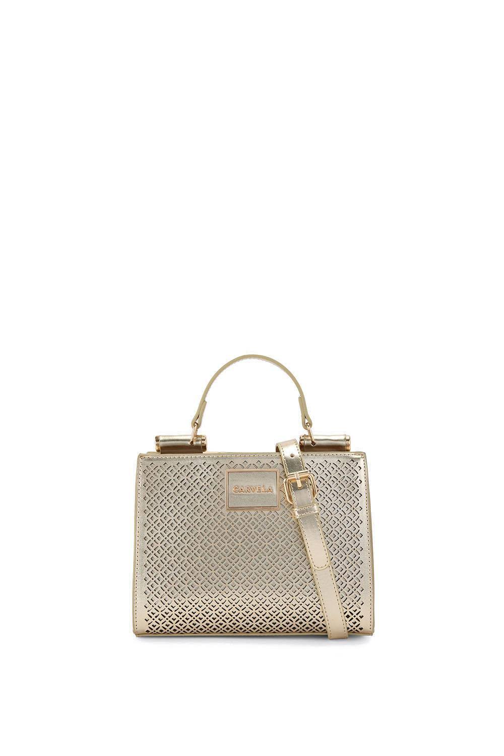 Carvela 'jessica Laser Mini' Bag In Gold