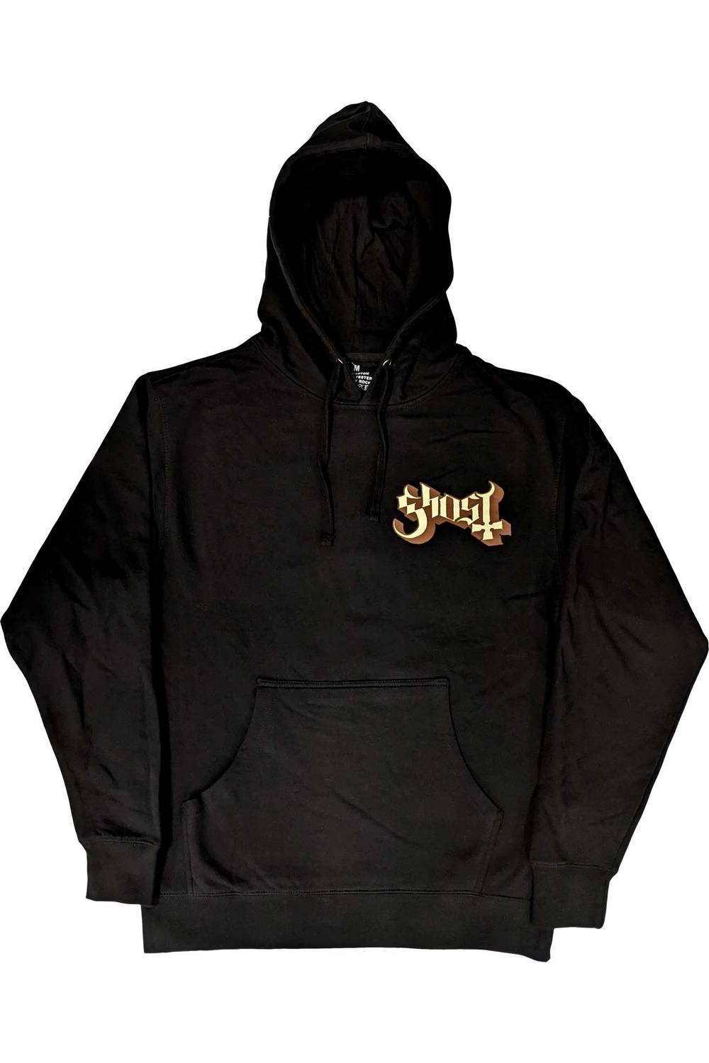 Ghost Unisex Opus Logo Hoodie in Black