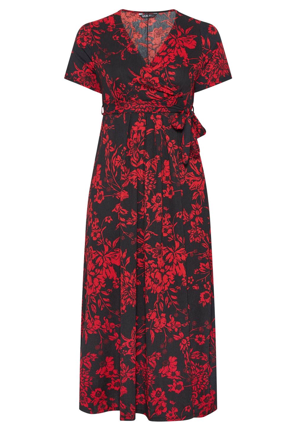Yours Floral Wrap Dress