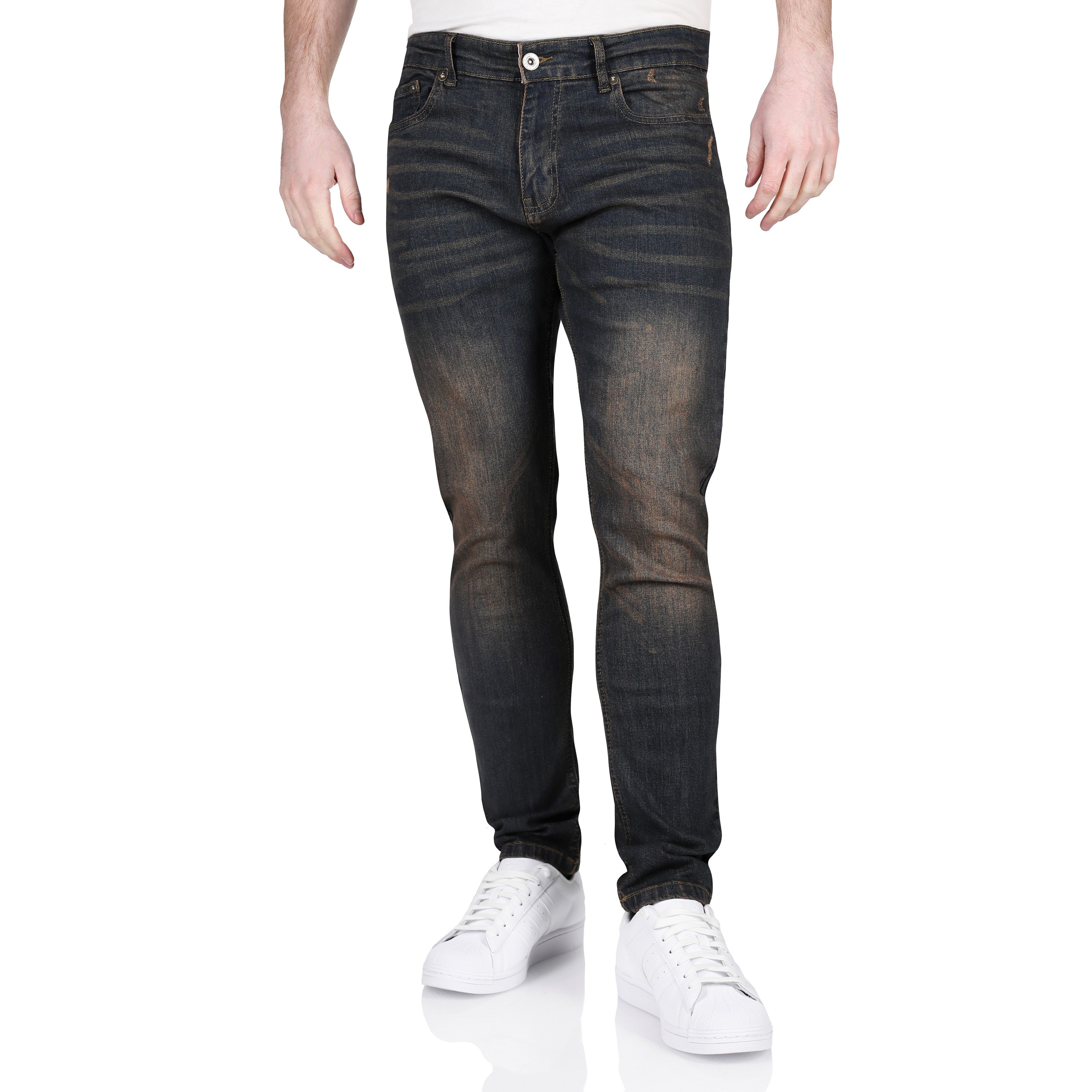 Ditch Plains BKX Stretch Skinny Jeans - " " Vintage Blue