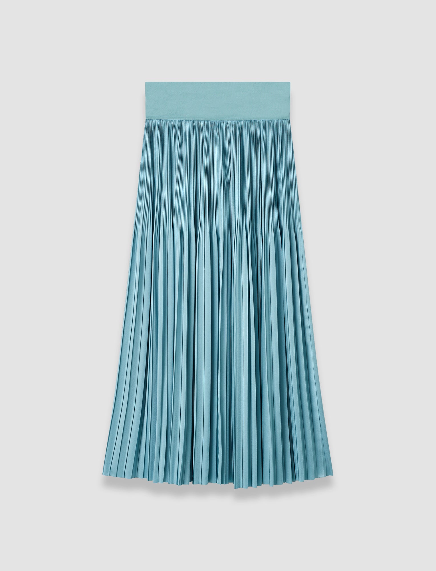 Rabat Pleated Satin Skirt