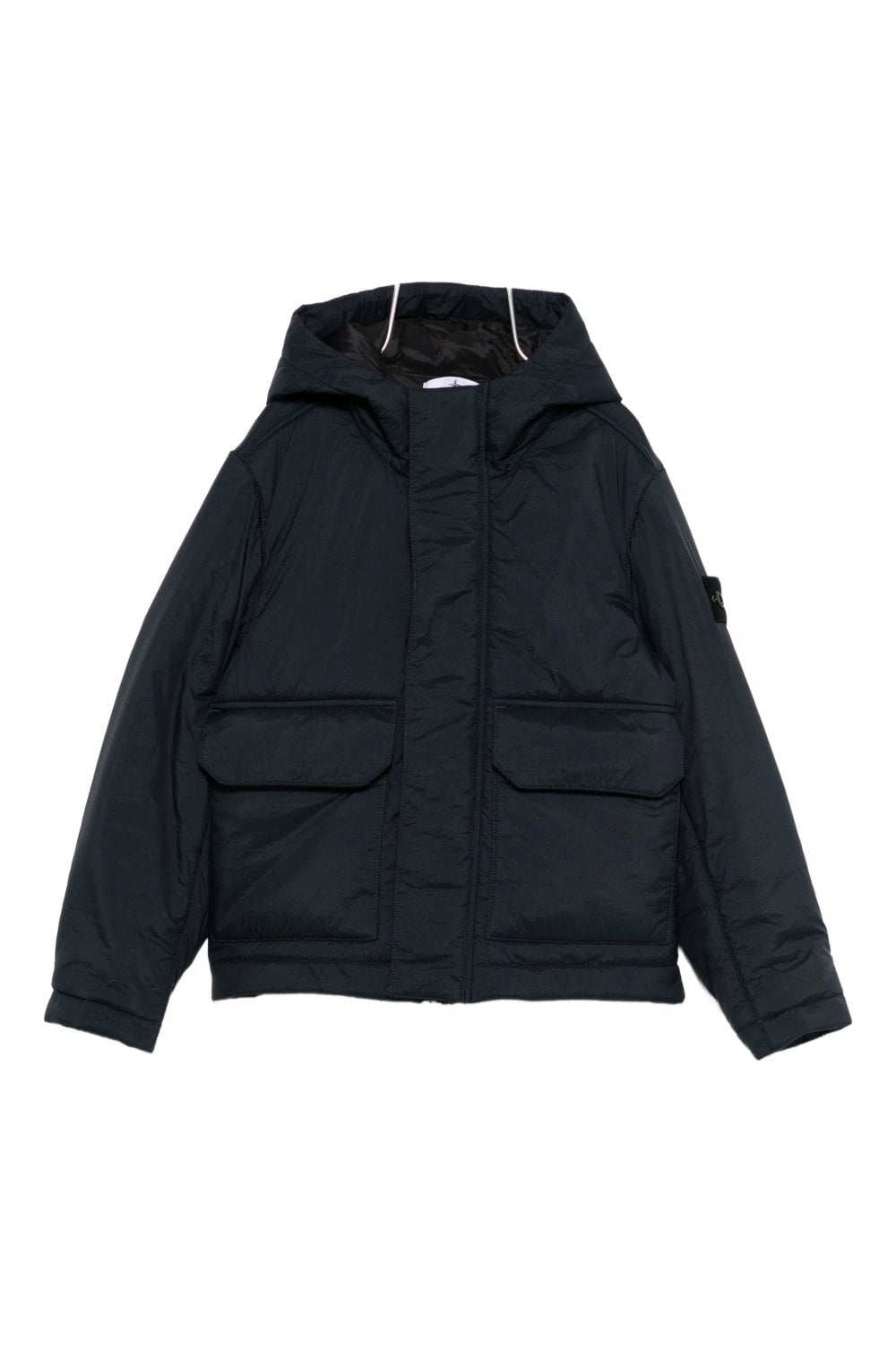 STONE ISLAND JUNIOR KIDS S HOODED DOWN JACKET Size: Y, colour: NA