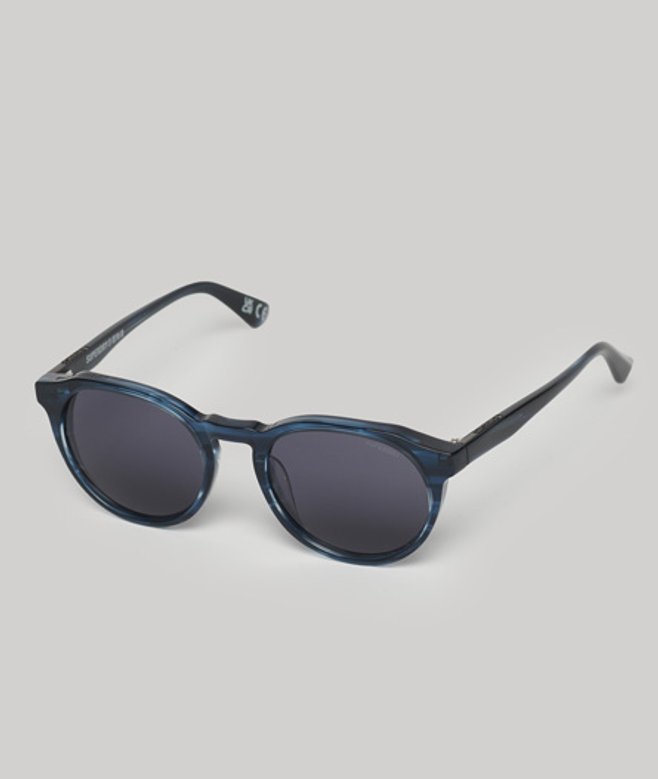 Superdry & Co Women's Classic Brand Print SDR Orlando Sunglasses, Blue