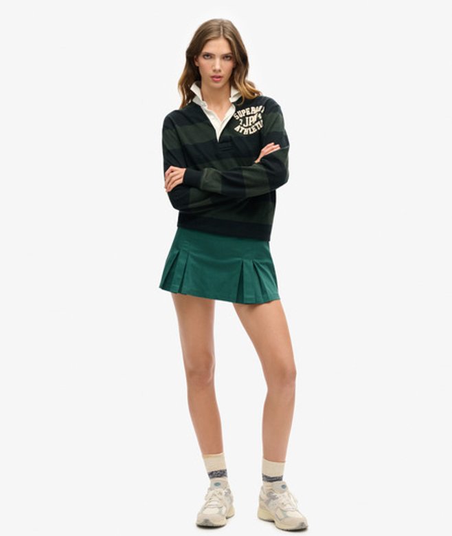 Superdry & Co Women's Tennis Skirt Green - Size: