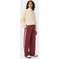 Sweaty Betty Explorer Side Stripe Wide Leg Trousers, Red, Women's