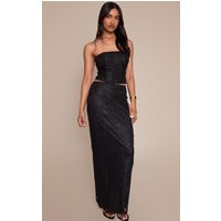 Black Lace Maxi Skirt