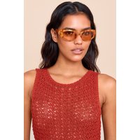 Honey Tortoiseshell Rounded Cat Eye Sunglasses