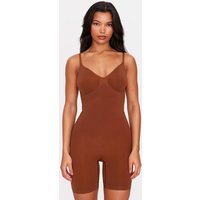 Brown Low Back Shapewear Bodysuit