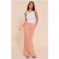 Petite Rust Linen Look Maxi Skirt