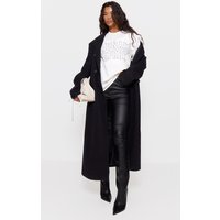 Black Hourglass Coated Skinny Jeans