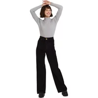 Women's wide-leg jeans F.A.M. Paris Fauve