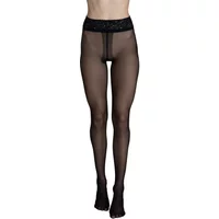 Transparent tights with decorative waistband for women Lisca Selection DEN