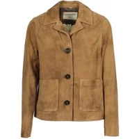 Women's Suede Goatskin Leather Jacket Oakwood Xenia