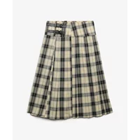 Checked pleated skirt for women Superdry