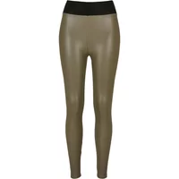 Women's high-waisted faux leather leggings Urban Classics