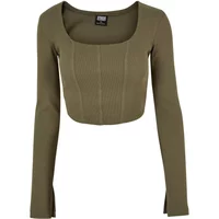 Women's long sleeve crop top Urban Classics