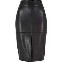 Women's synthetic leather pencil skirt Urban Classics