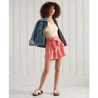 Women's shorts with gathered waist Superdry Desert