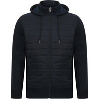 Coats Jackets Slay Lightweight Quilted Hooded Jacket Top in Peacoat Blue - Kensington Eastside