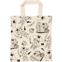 Tote bag, pirates, size ,x , g, light natural, pc