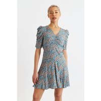 Margot Art Attack Print Mini Tea Dress
