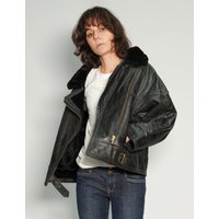 Fur Lined Leather Jacket