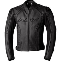 Rst S Ce Mens Leather Motorcycle Jacket Black