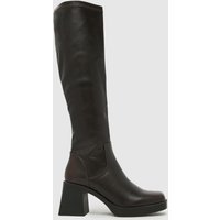 schuh Doja Platform Knee High Boots in Brown