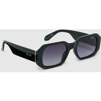 Quay Hyped Up Sunglasses in Black, Size: mm
