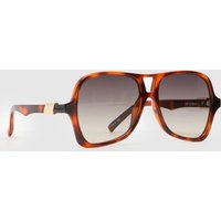 LE SPECS Fortune Teller Sunglasses in Brown