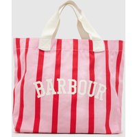 Barbour Pink Multi Emily Stripe Tote Bag