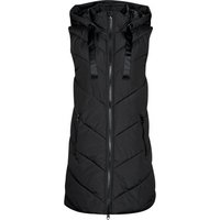 JDY JDYSKYLAR PADDED HOOD WAISTCOAT OTW women's Jacket in Black