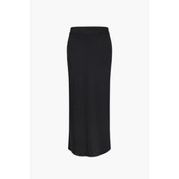 Enorsia Detailed Stitched Jersey Comfort Fit Skirt women's Long skirts in Black