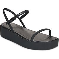 Crocs MIAMI PLATFORM Y STRAP SANDAL women's Wedge sandals in Black