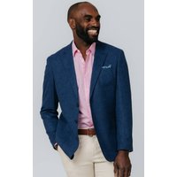 Navy Textured Jacket
