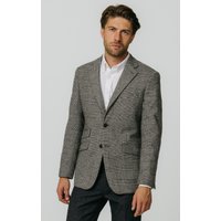 Black and Cream Prince of Wales Check Tweed Jacket