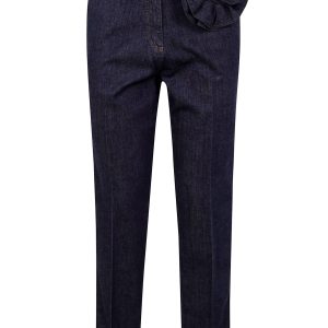 BLUGIRL Blugirl Denim Jeans Straight Leg W/Brooch