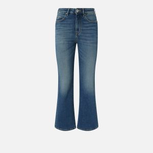 Pinko, Medium-wash denim bootcut jeans, Mid wash, 24