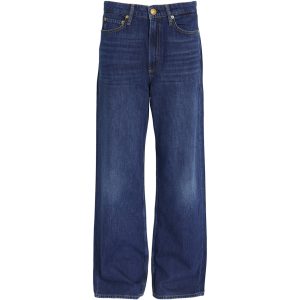 Rag & Bone Logan Mid-Rise Wide-Leg Jeans